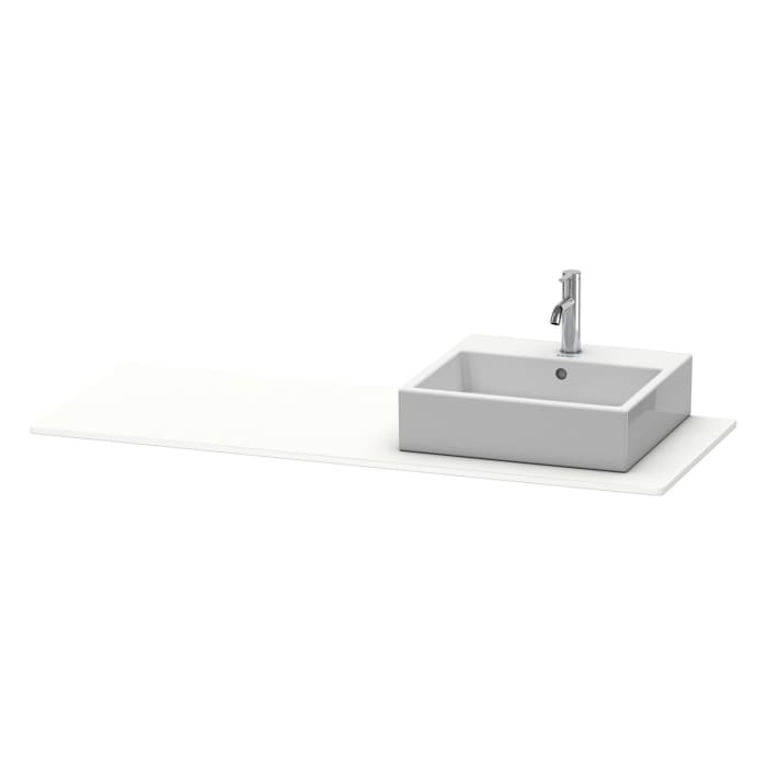 Duravit XSquare Konsole 140 cm, mit einem Ausschnitt rechts