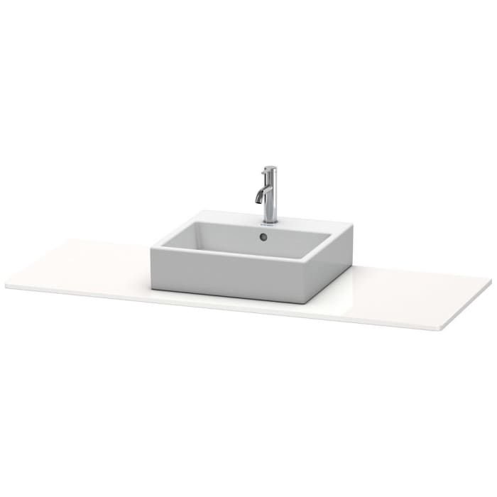 Duravit XSquare Konsole 140 cm, mit einem Ausschnitt rechts