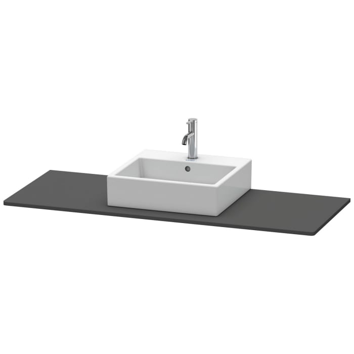Duravit XSquare Konsole 140 cm, mit einem Ausschnitt mittig
