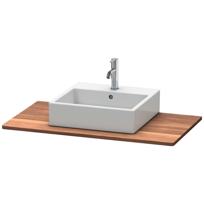Duravit XSquare Massivholzkonsole 100 cm, mit einem Ausschnitt