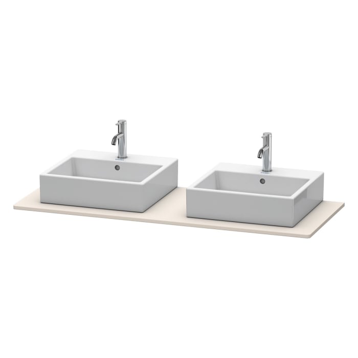 Duravit XSquare Konsole 140 cm, mit zwei Ausschnitten