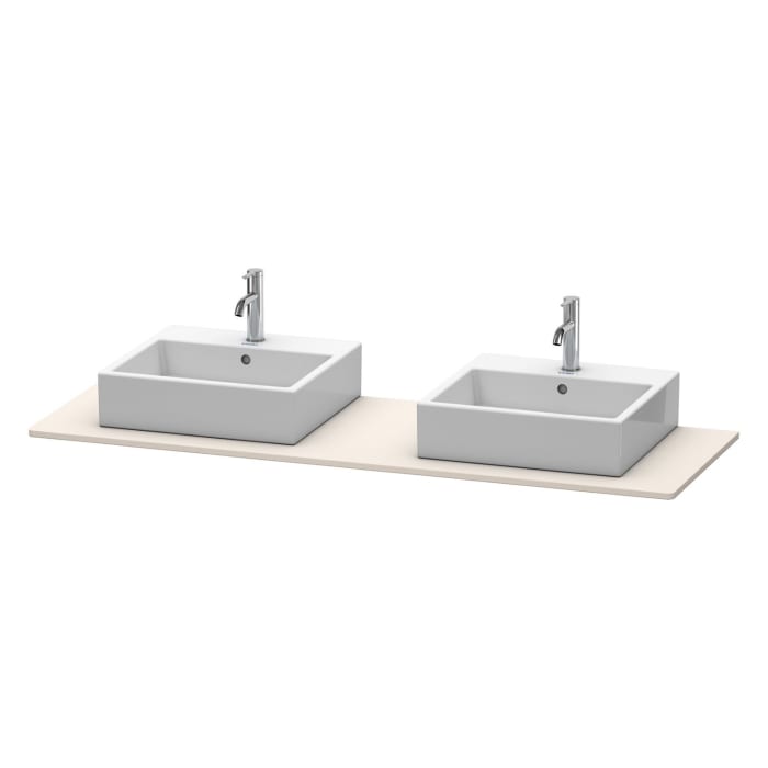 Duravit XSquare Konsole 160 cm, mit zwei Ausschnitten