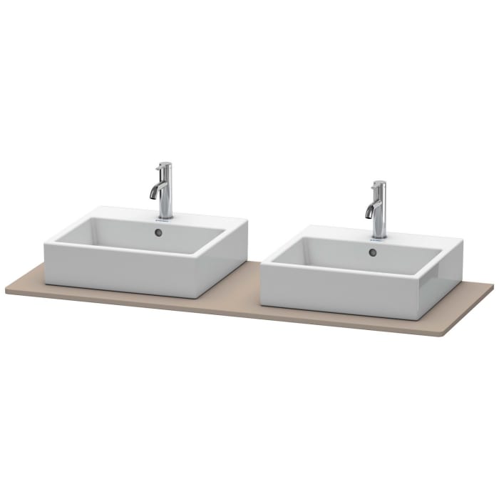 Duravit XSquare Konsole 140 cm, mit zwei Ausschnitten