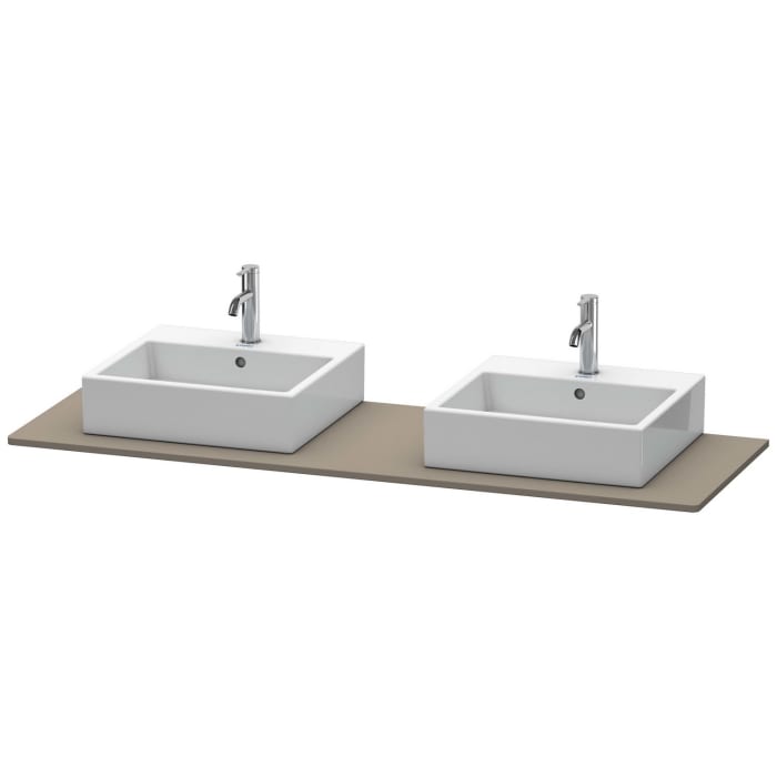 Duravit XSquare Konsole 160 cm, mit zwei Ausschnitten