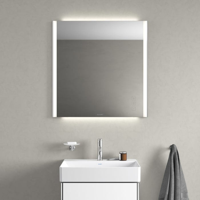Duravit XSquare Badspiegel mit LED-Beleuchtung in 100 x 80 cm