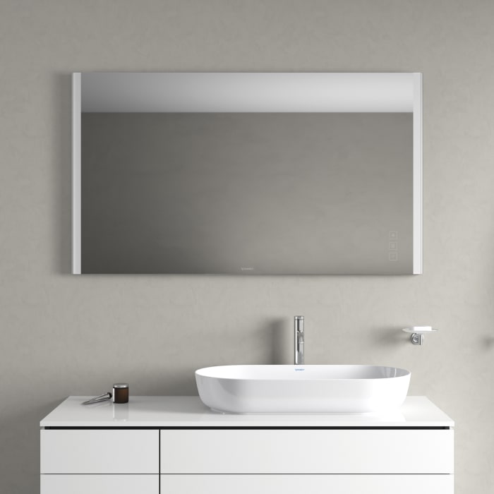 Duravit XSquare Badspiegel mit LED-Beleuchtung 140 x 80 cm