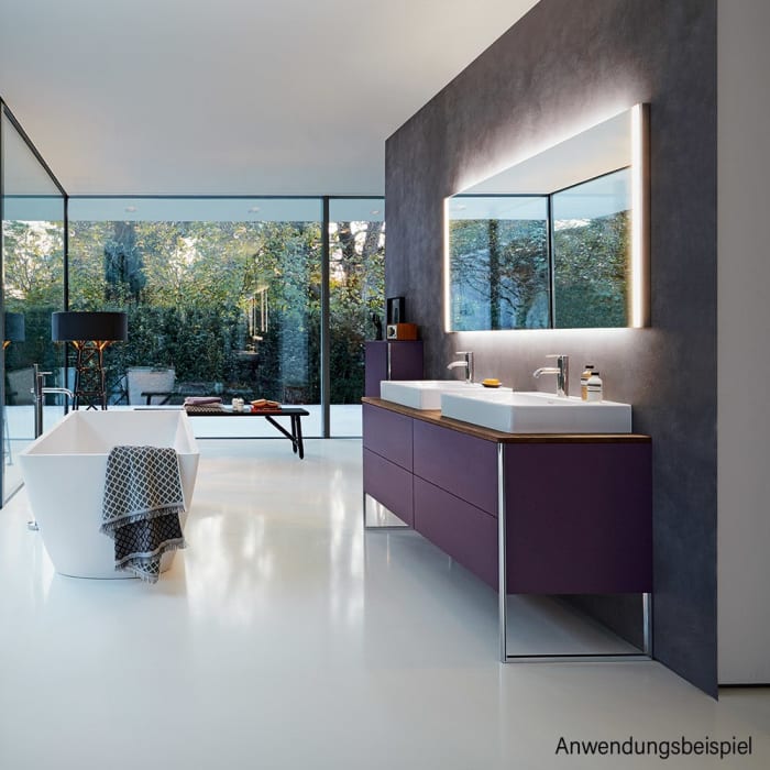 Duravit XSquare Badspiegel mit LED-Beleuchtung in 160 x 80 cm