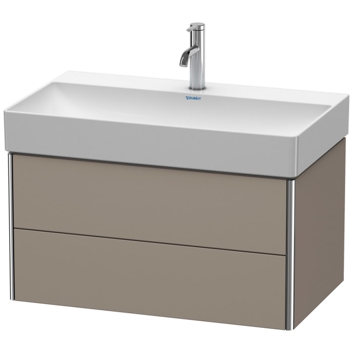 Duravit XSquare Waschtischunterbau wandhängend 78,4 cm, mit 2 Schubkästen