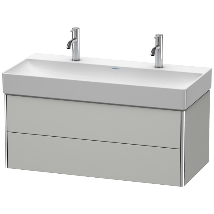 Duravit XSquare Waschtischunterbau wandhängend 98,4 cm, mit 2 Schubkästen
