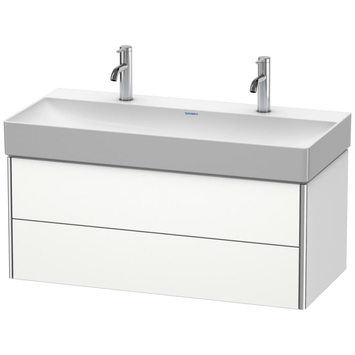 Duravit XSquare Waschtischunterbau wandhängend 98,4 cm, mit 2 Schubkästen