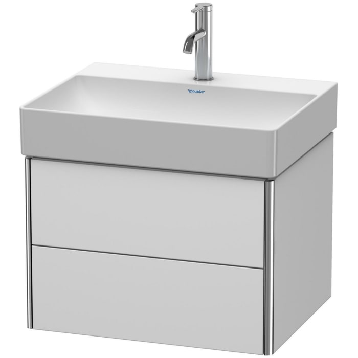 Duravit XSquare Waschtischunterbau wandhängend 58,4 cm, mit 2 Schubkästen