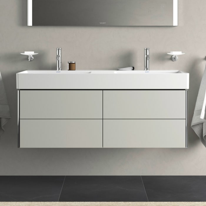 Duravit XSquare Waschtischunterbau wandhängend 118,4 cm, mit 4 Schubkästen