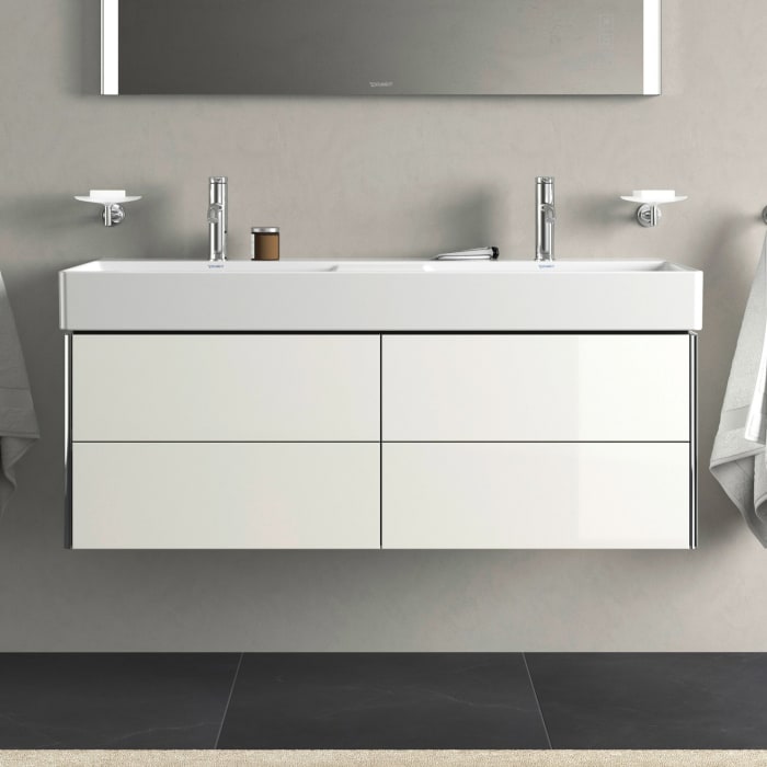 Duravit XSquare Waschtischunterbau wandhängend 118,4 cm, mit 4 Schubkästen