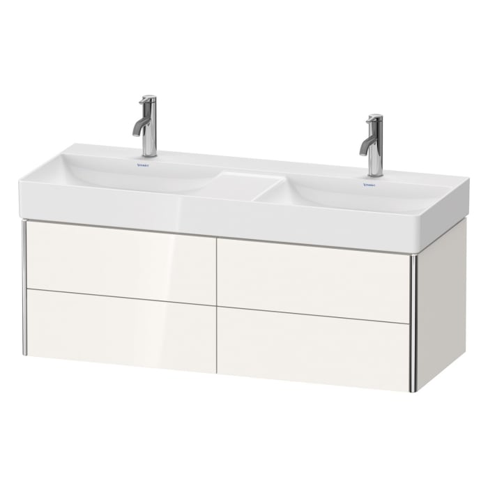 Duravit XSquare Waschtischunterbau wandhängend 118,4 cm, mit 4 Schubkästen