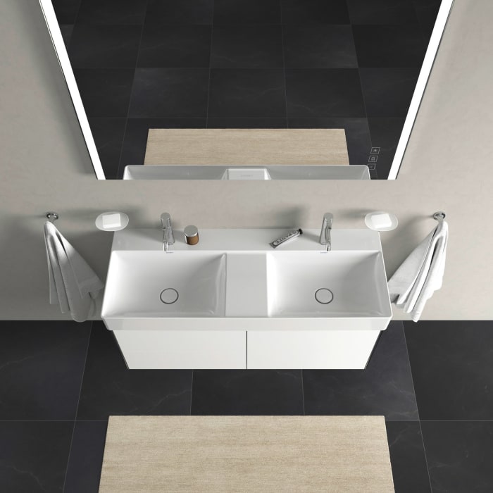 Duravit XSquare Waschtischunterbau wandhängend 118,4 cm, mit 4 Schubkästen