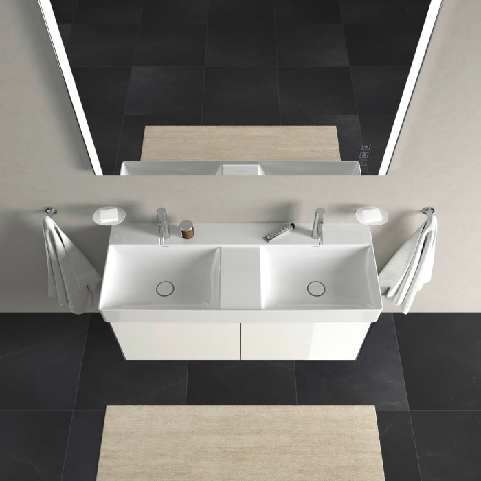 Duravit XSquare Waschtischunterbau wandhängend 118,4 cm, mit 4 Schubkästen