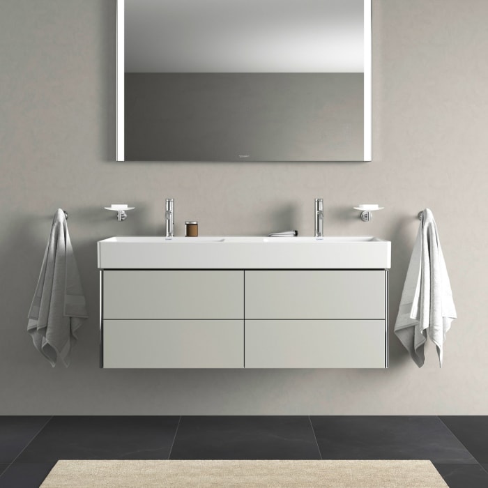 Duravit XSquare Waschtischunterbau wandhängend 118,4 cm, mit 4 Schubkästen