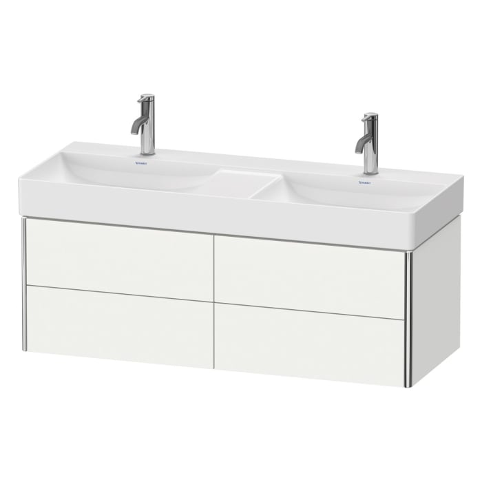 Duravit XSquare Waschtischunterbau wandhängend 118,4 cm, mit 4 Schubkästen