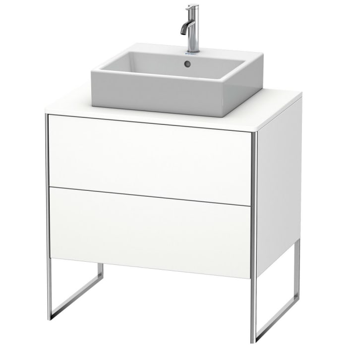 Duravit XSquare Waschtischunterbau für Konsole stehend 80 cm, mit 2 Auszüge