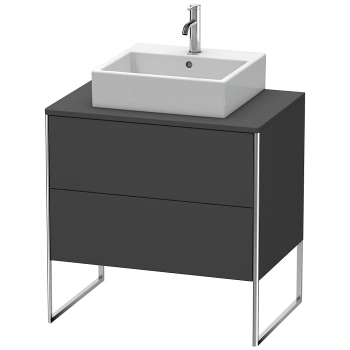 Duravit XSquare Waschtischunterbau für Konsole stehend 80 cm, mit 2 Auszüge