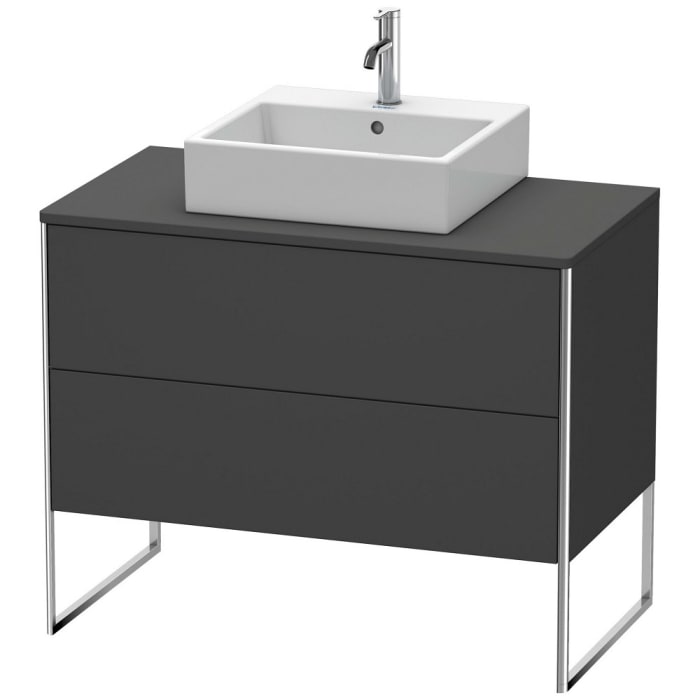 Duravit XSquare Waschtischunterbau für Konsole stehend 100 cm, mit 2 Auszüge