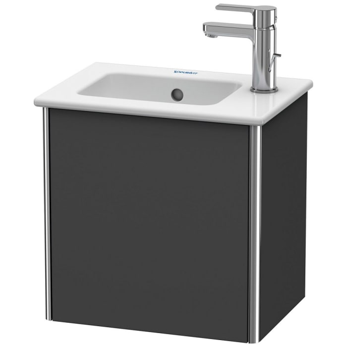 Duravit XSquare Waschtischunterbau wandhängend mit 1 Tür, Türanschlag rechts