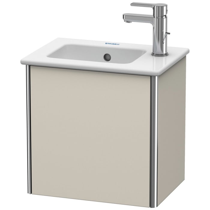 Duravit XSquare Waschtischunterbau wandhängend mit 1 Tür, Türanschlag rechts