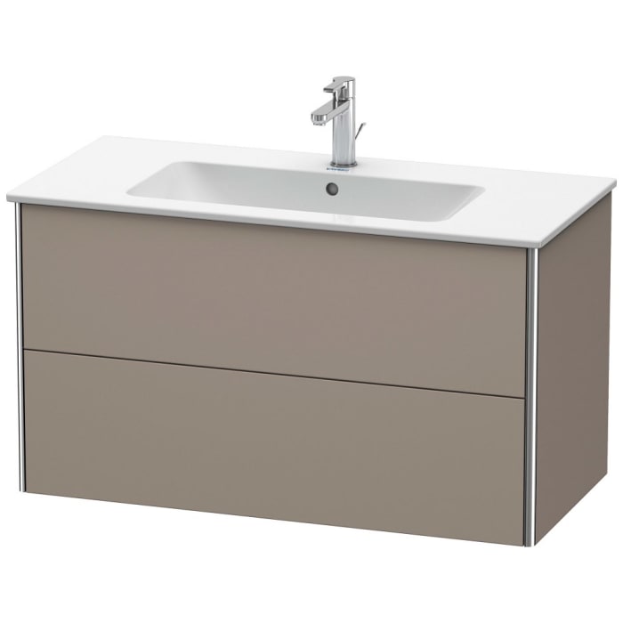 Duravit XSquare Waschtischunterbau wandhängend 101 cm, mit 2 Schubkästen