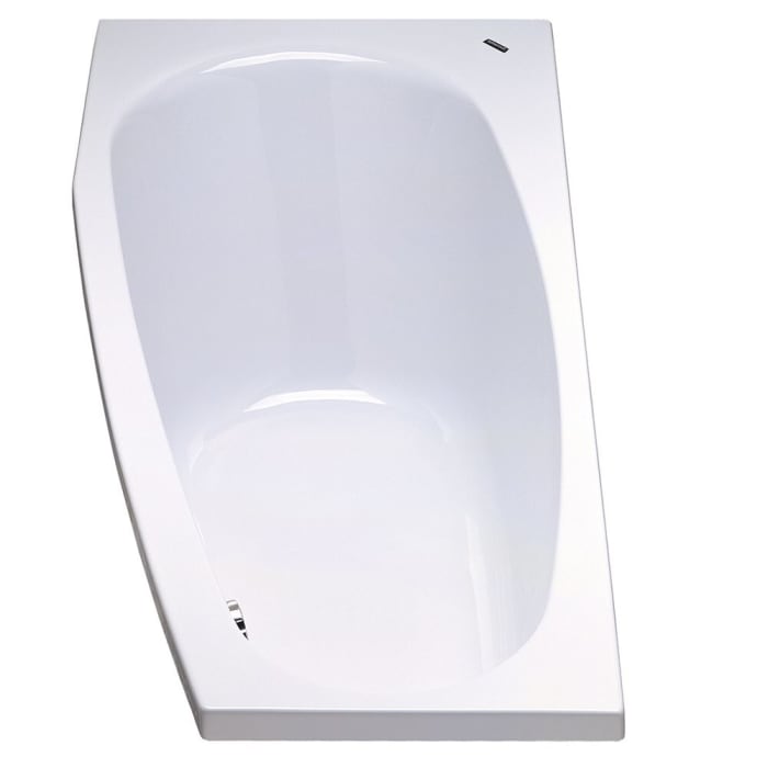 DUSCHOLUX Piccolo 163 Kleinraum Badewanne Einbau Ecke links