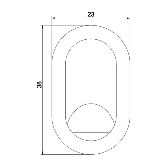 DUSCHOLUX Step-in Pure Wandhalter für Türeinsatz