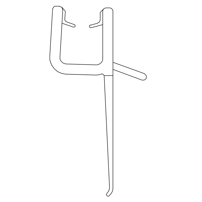 DUSCHOLUX Wasserabweisprofil gebogen