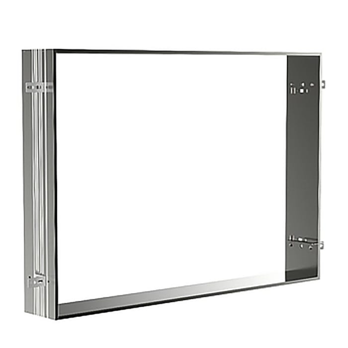 Emco prime Facelift Einbaurahmen für Unterputz LED-Lichtspiegelschrank 100 cm