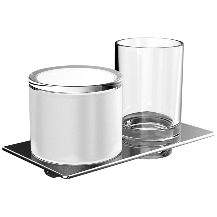 Emco art Flüssigseifenspender und Glashalter