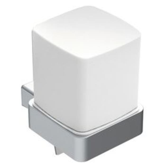 Emco Loft Flüssigseifenspender mit Stülpbecher aus satiniertem Kristallglas