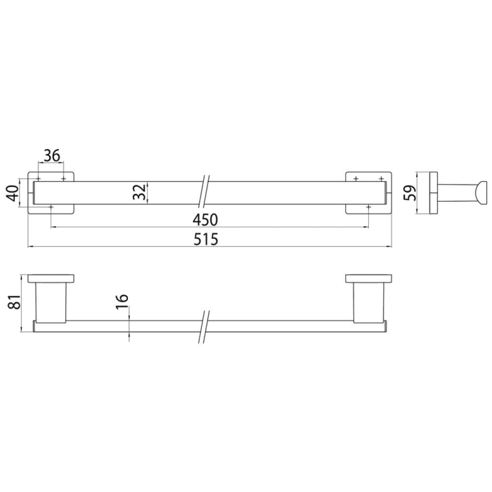 Emco Loft Haltegriff 45 cm
