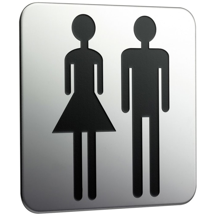 Emco system 2 Türschild Damen und Herren