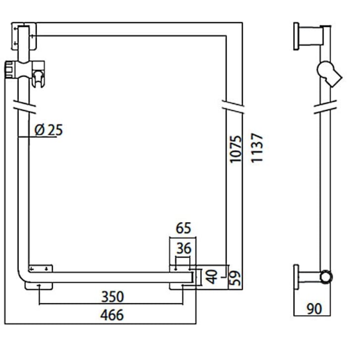 Emco system 2 Dusch-Haltegriff