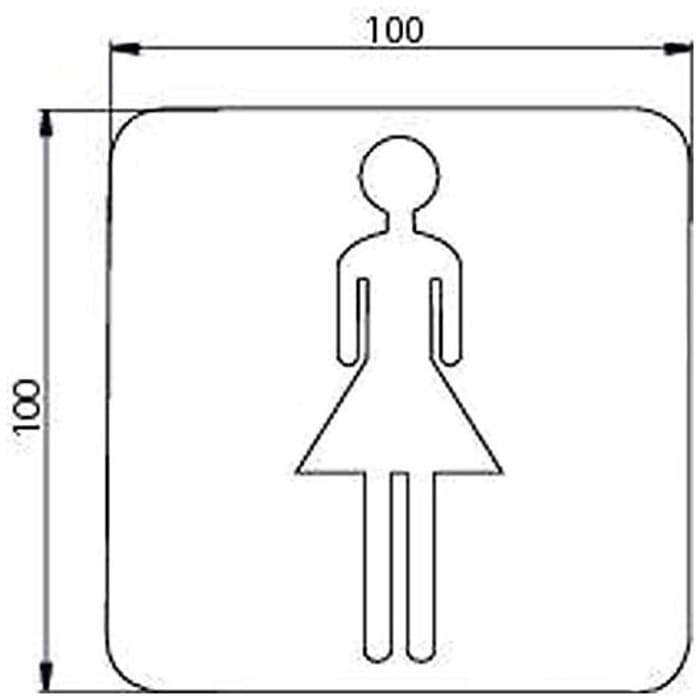 Emco system 2 Türschild Damen
