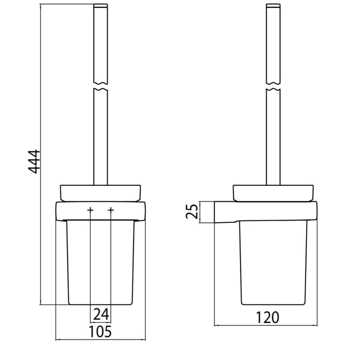 Emco Trend Toilettenbürstengarnitur