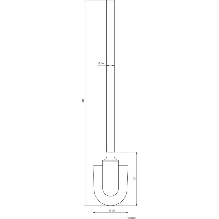 Emco Bürstenstiel mit Bürstenkopf