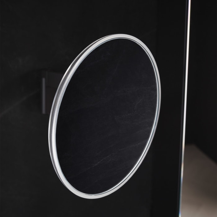 Emco LED Rasier- und Kosmetikspiegel Wandmodell mit 3-fach Vergrößerung