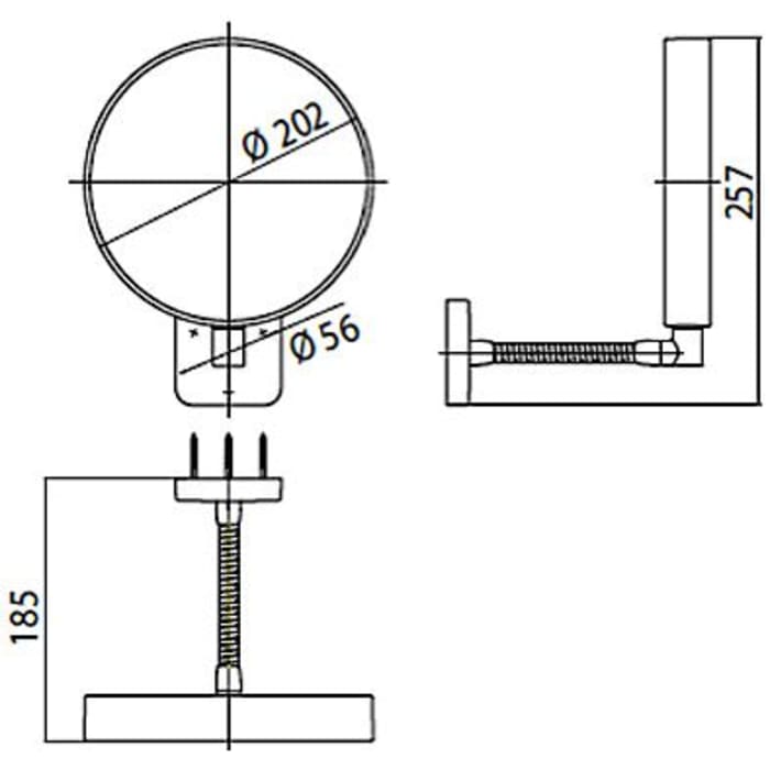 Emco Rasier- und Kosmetikspiegel