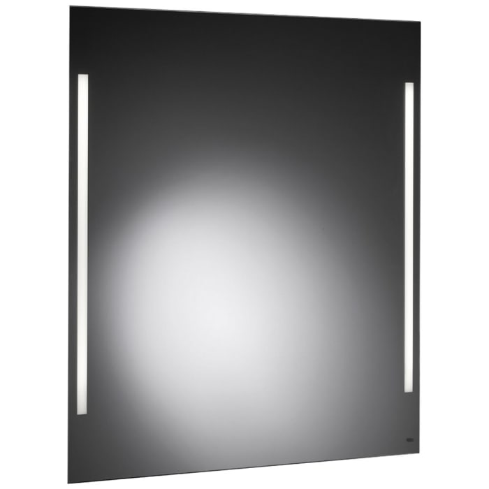 Emco Badezimmerspiegel Premium 60 cm – Verspiegelter Badezimmerspiegel mit integrierter Beleuchtung