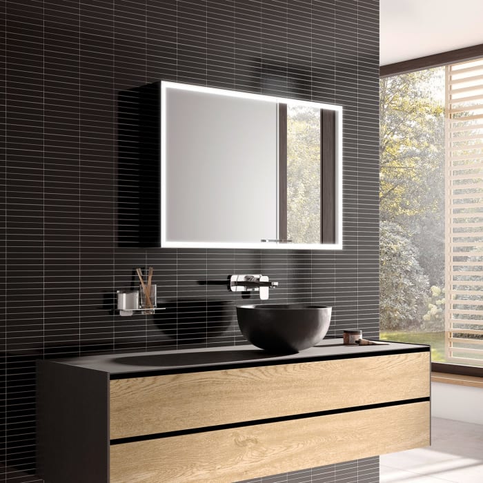 Emco asis prestige 2 LED-Lichtspiegelschrank 98,8 cm, ohne light System