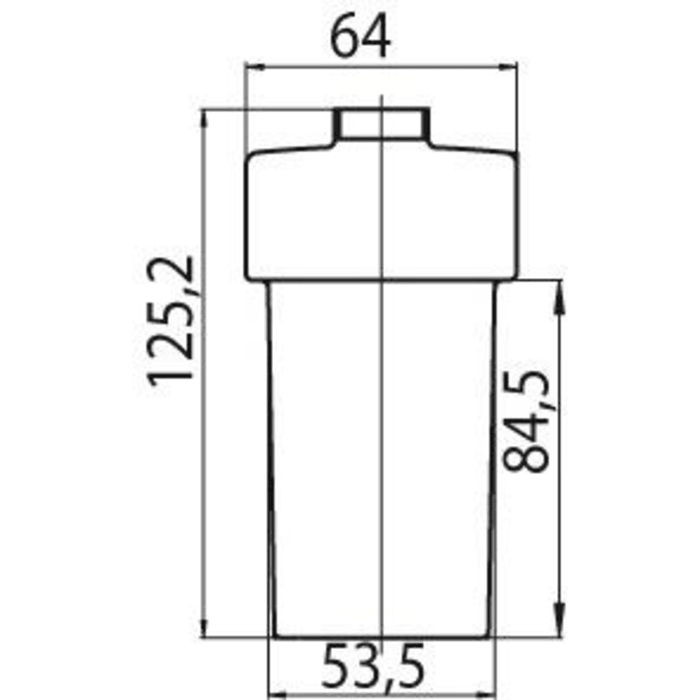 Emco Ersatzbehälter für Seifenspender