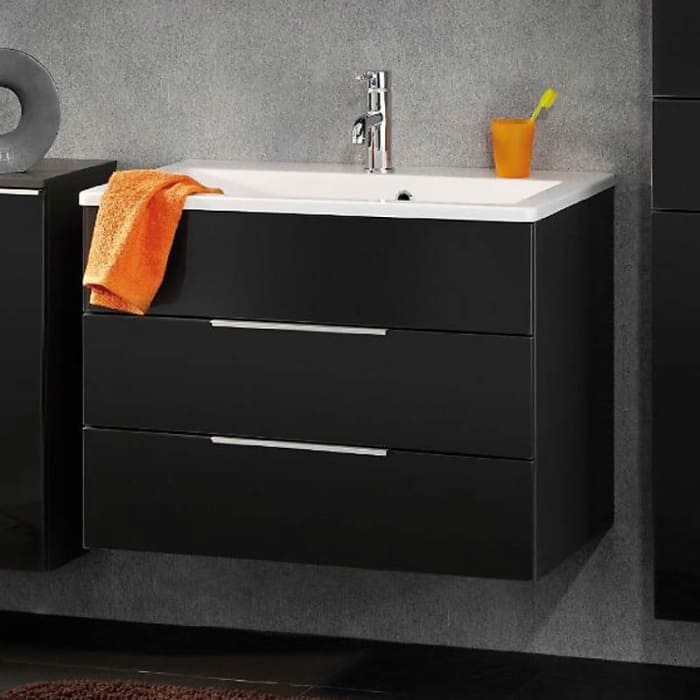 Fackelmann KARA Waschtischunterschrank 80 cm, mit 2 Schubladen