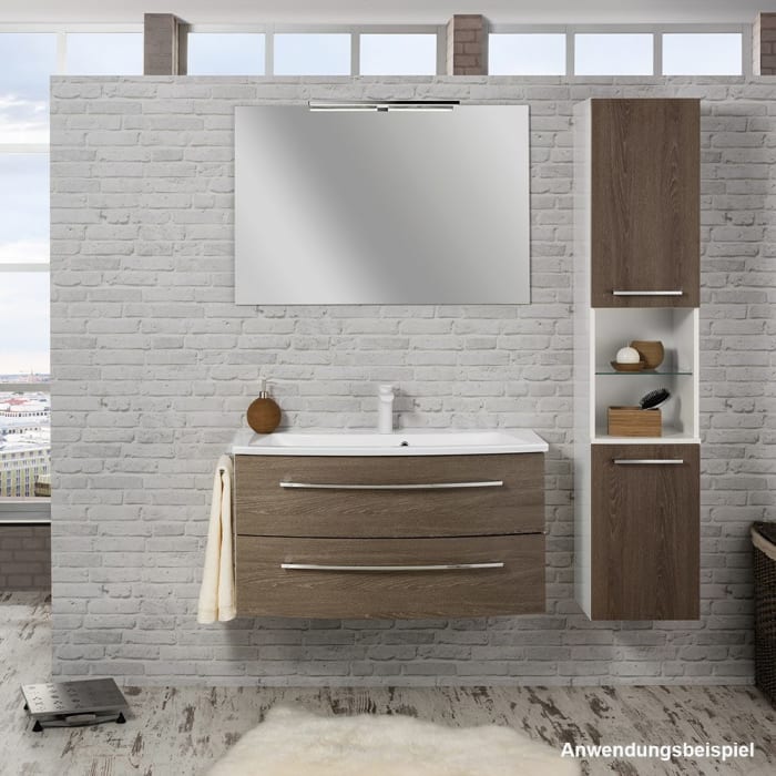 Fackelmann Flachspiegel 100 x 68 cm mit Befestigung