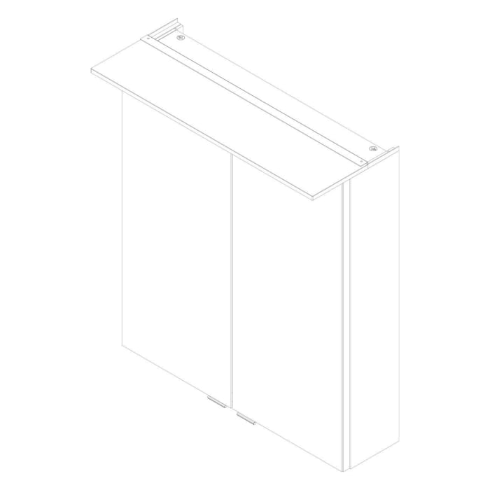 Fackelmann B.perfekt LED Spiegelschrank 60 cm