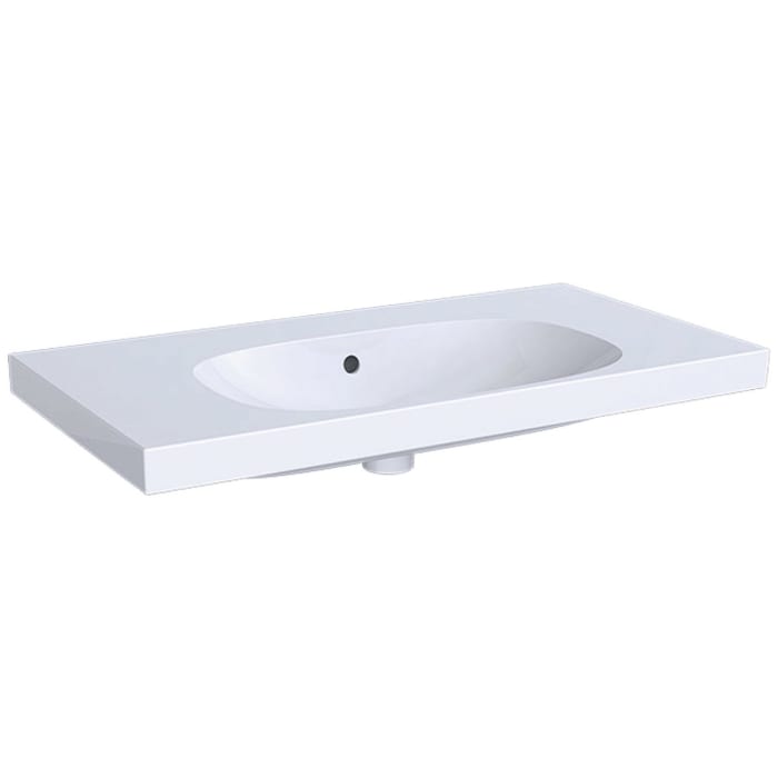 Geberit Acanto Waschtisch mit Ablagefläche 90 x 48,2 cm