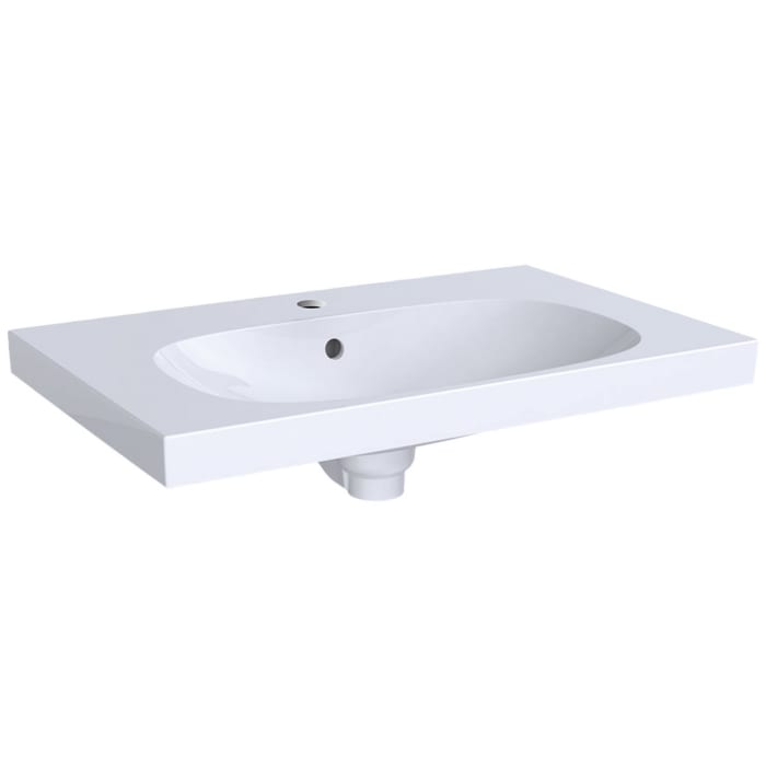 Geberit Acanto Waschtisch mit Ablagefläche 75 x 48,2 cm